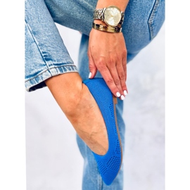 Áttört balerinák Forlani Blue kék 2