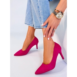 Klasszikus női pumpák Eurielle Fuchsia rózsaszín 2 Klasszikus női pumpák Eurielle Fuchsia rózsaszín 2