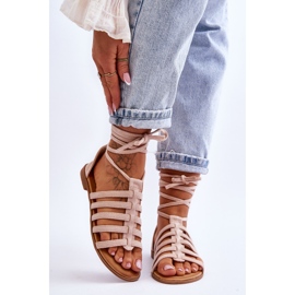 FC3 Női velúr római szandál bézs Semper 1