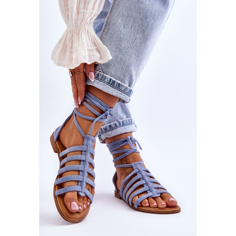 FC3 Női római velúr szandál, kék Semper 2 FC3 Női római velúr szandál, kék Semper 2