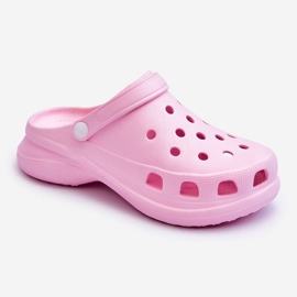 PG2 Hab Diák Crocs Egy Vaskos Talp Pink Katniss rózsaszín 1