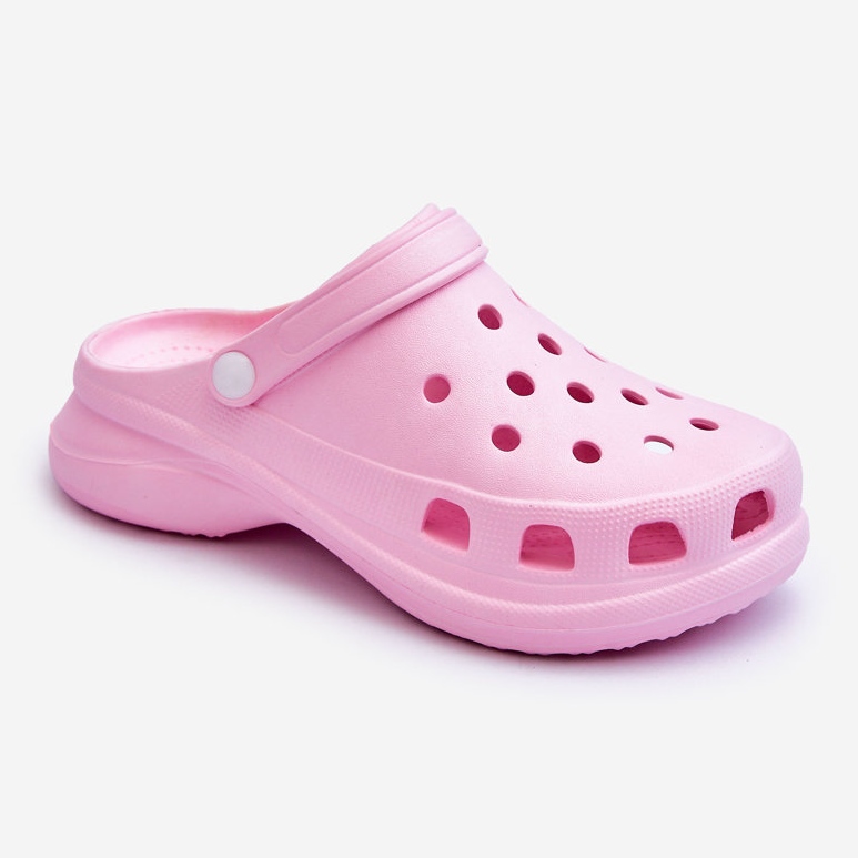 PG2 Hab Diák Crocs Egy Vaskos Talp Pink Katniss rózsaszín 1