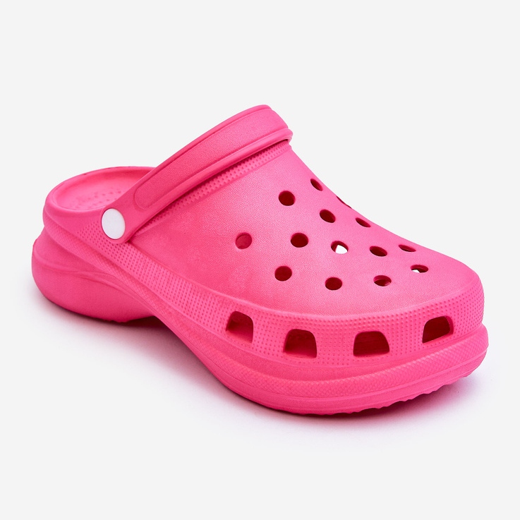 PG2 Hab Crocs Szandál Egy Vaskos Talp Sötét Pink Katniss rózsaszín 1