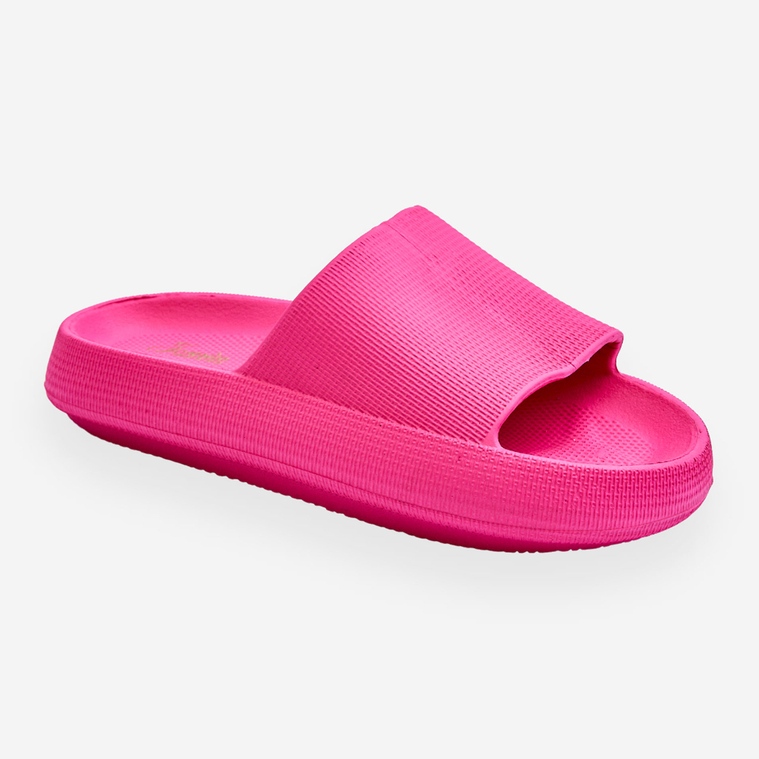 Fashion Divat hab papucsok vaskos platformon Fuchsia Linnea rózsaszín 1