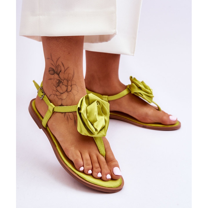 FS1 Női papucsok Rose Carisma Lime szövettel zöld 2