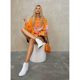 Női cipők Big Star White FF274A192 fehér 3