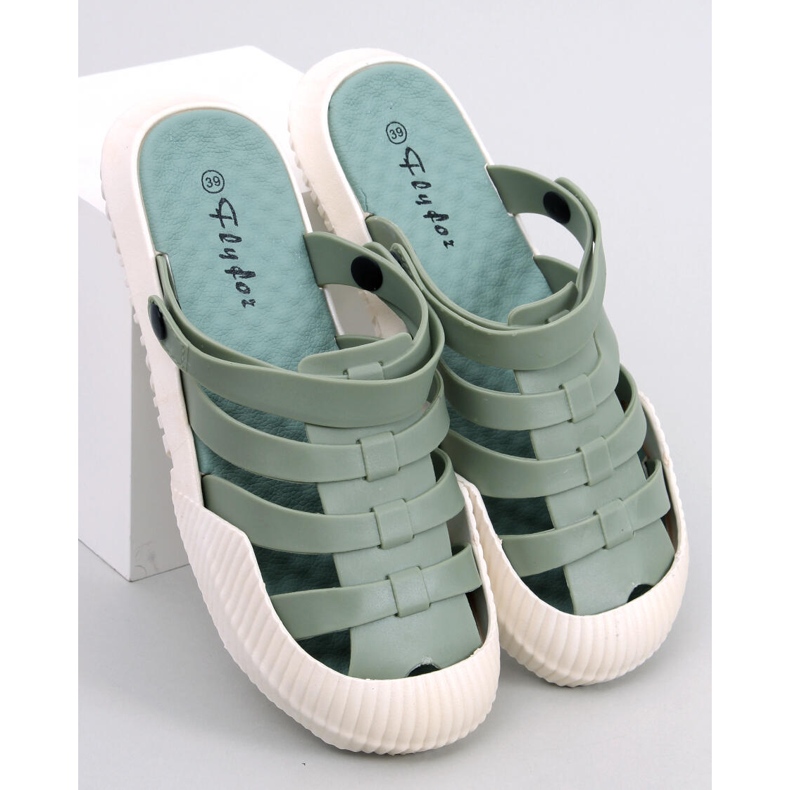 Sammy Green női gumiszandál zöld 1