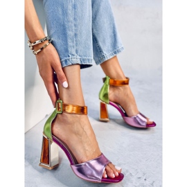 Seastar Geometrikus sarkú szandál a Marshmello Pink márkától rózsaszín 1 Seastar Geometrikus sarkú szandál a Marshmello Pink márkától rózsaszín 1