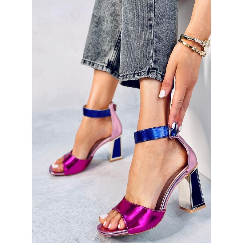 Seastar Geometrikus sarkú szandál a Marshmello Rose-tól rózsaszín 1 Seastar Geometrikus sarkú szandál a Marshmello Rose-tól rózsaszín 1