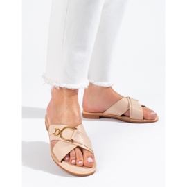 Női bézs Shelovet papucs 1