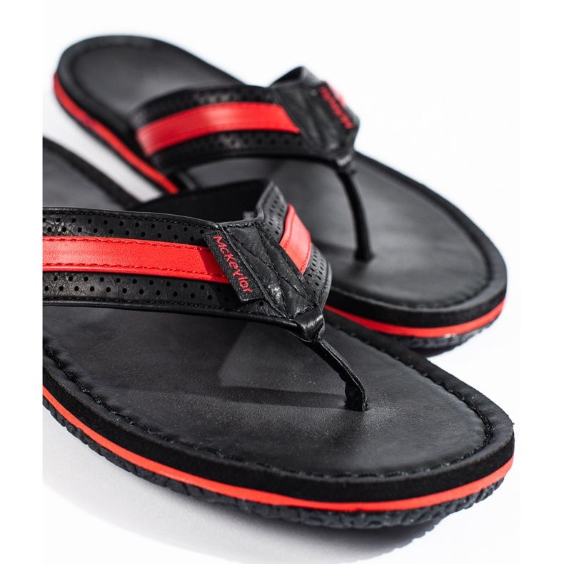 W. Potocki Férfi fekete flip-flop ökológiai bőrből Potocki 1 W. Potocki Férfi fekete flip-flop ökológiai bőrből Potocki 1