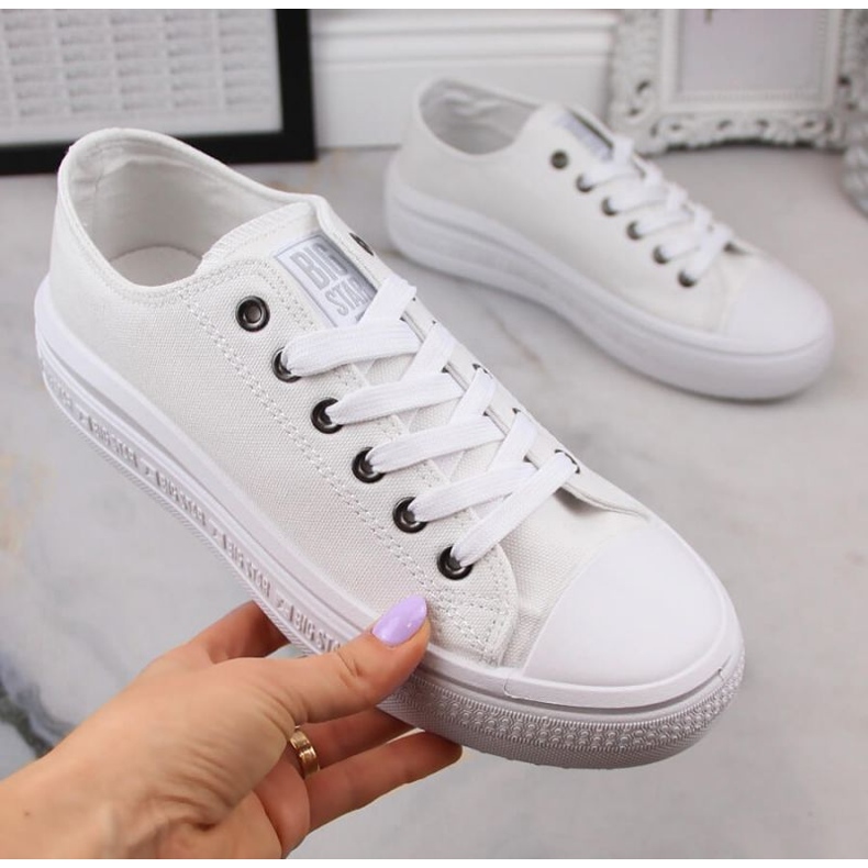 Cipők a platformon Big Star W INT1874B fehér 1