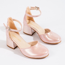 W. Potocki Magas sarkú pumpák lányoknak rózsaszín Potocki 1