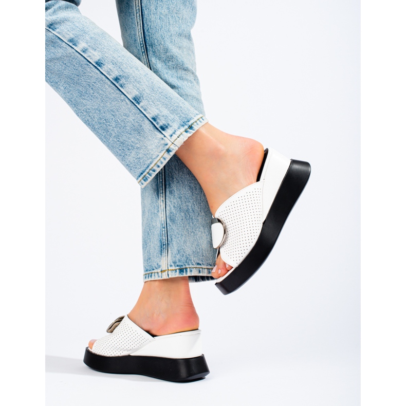 Shelovet fehér ékszandál 1