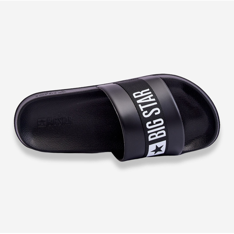 Férfi klasszikus Big Star papucs LL174457 fekete 2