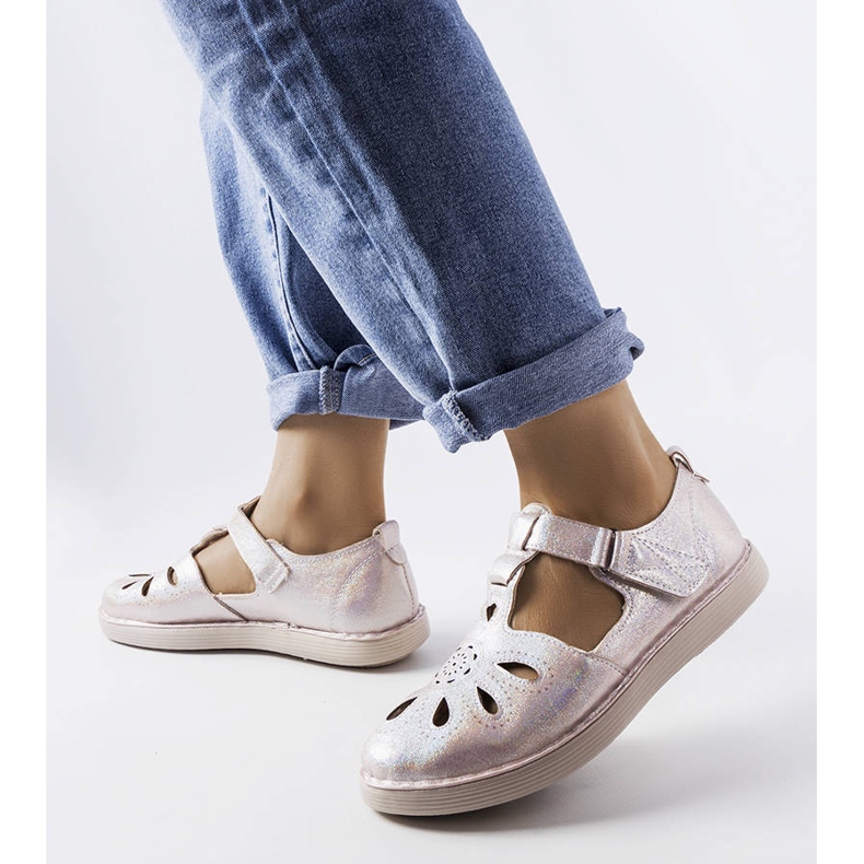 Bézs brogues LS5379 Taupe 1