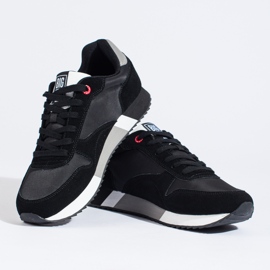 Fekete férfi sportcipő Big Star LL174158 Memory foam 2