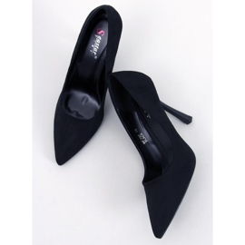 Seastar Camerin Black női velúr sarkú cipő fekete 1