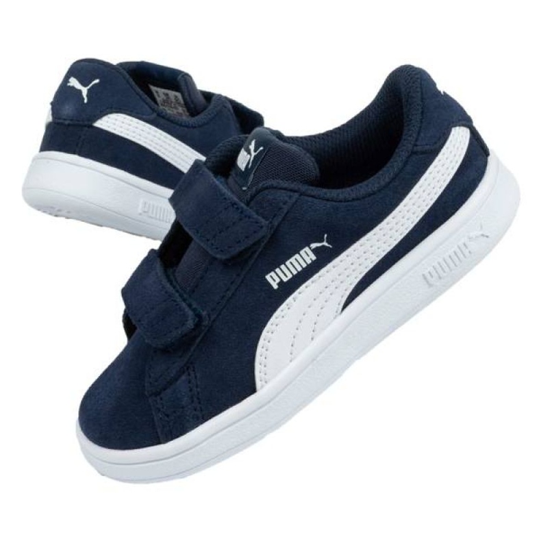 Puma Smash v2 Jr 365178 02 kék 1