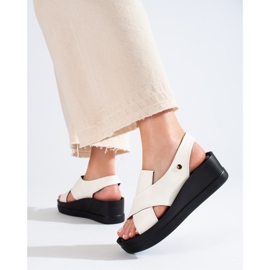 Női Shelovet ékszandál fehér 1