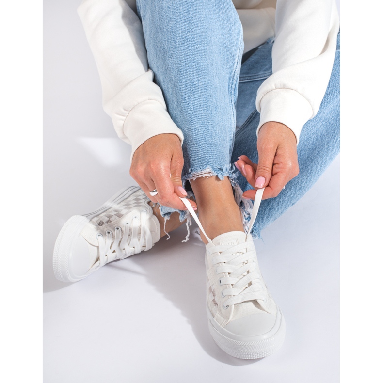 Big Star LL274071 női fehér tornacipő 1