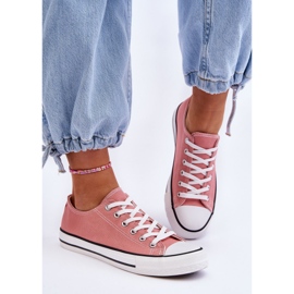 FR1 Női klasszikus alacsony tornacipő, sötét rózsaszín Vegas 2