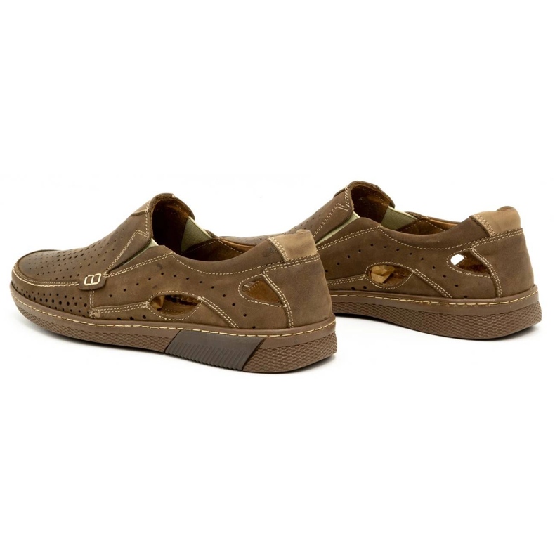 Olivier Bőr férfi cipő 937MP barna 5