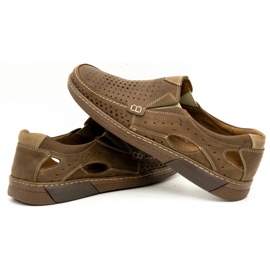 Olivier Bőr férfi cipő 937MP barna 4