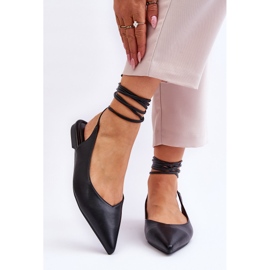 WS1 Női Tied Point Balerina Black Turriso fekete 1