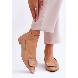 WS1 Klasszikus balerinák bézs Rivea díszítéssel 1