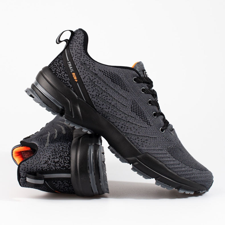 Szürke DK férfi textil sportcipő 1